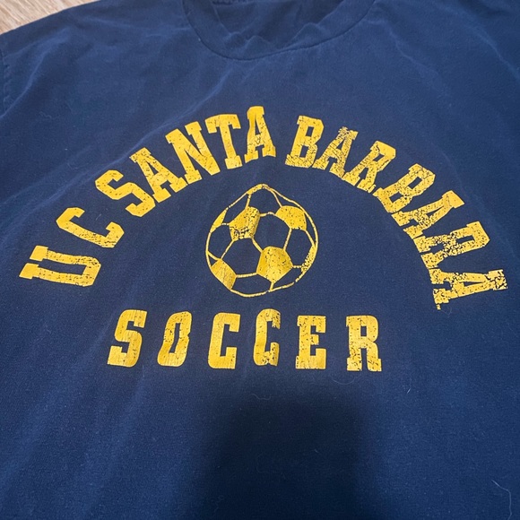 Vintage UC Santa Barbara Soccer Tee - Picture 1 of 4